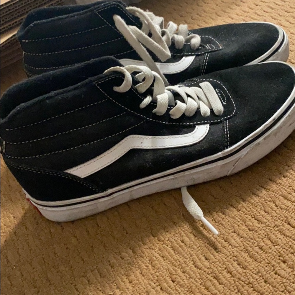 Black high top vans